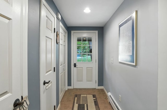38 Cambridge Rd, Bedford, NH 03110 - entryway featuring baseboard heating and baseboards