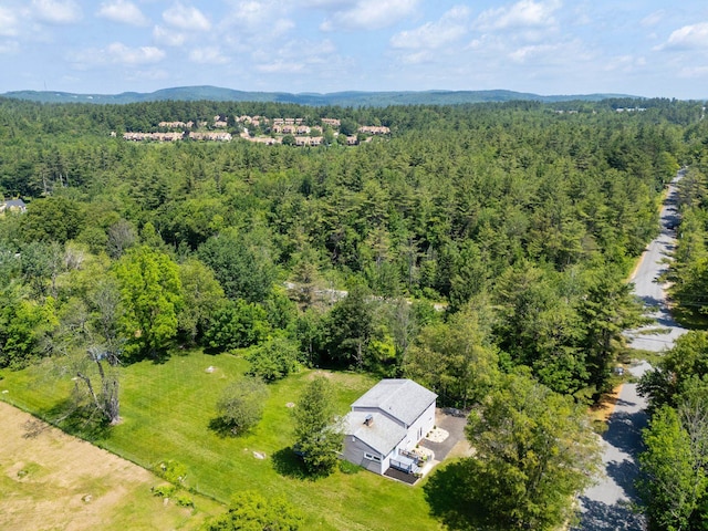 626 County Rd, New London, NH 03257 - aerial view of a heavily wooded area