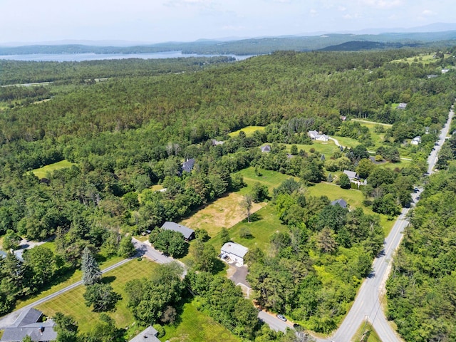 626 County Rd, New London, NH 03257 - aerial view of property and surrounding area featuring a forest