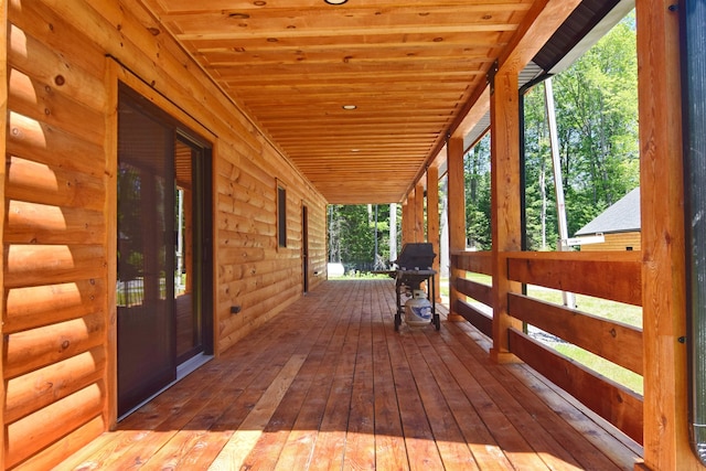 00 Serenity Ln, Lisbon, NH 03585 - deck with a grill