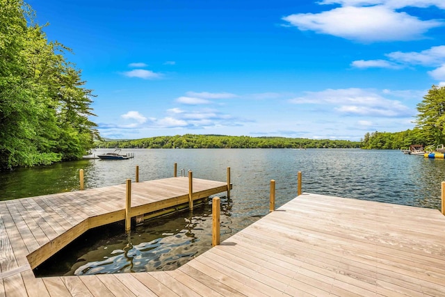 184 Bowles Rd, Newbury, NH 03855 - dock featuring a water view