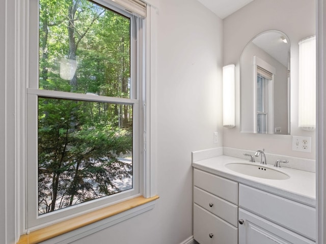 432 Shore Dr, Laconia, NH 03246 - bathroom with vanity