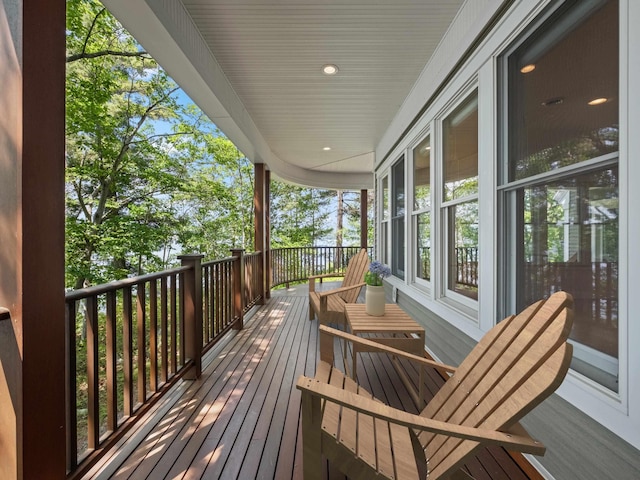 432 Shore Dr, Laconia, NH 03246 - view of wooden porch