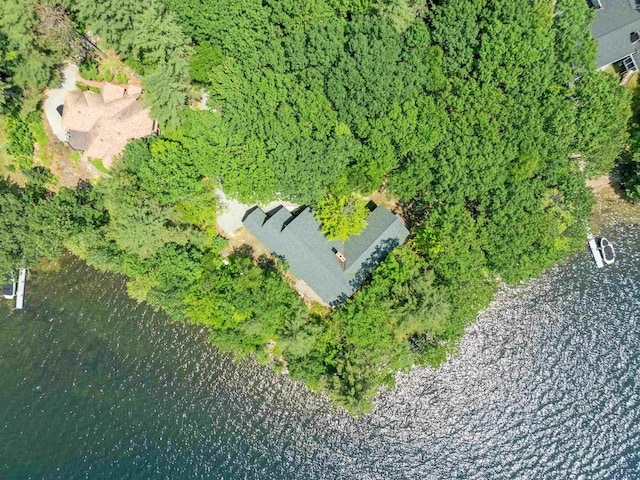 432 Shore Dr, Laconia, NH 03246 - aerial view of property and surrounding area featuring a forest
