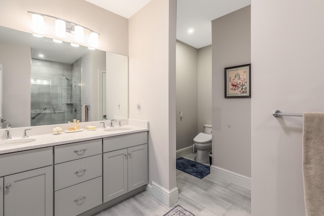 32 Willey Creek Rd Unit 402, Exeter, NH 03833 - full bathroom featuring double vanity and a stall shower