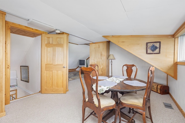 719 Roundabout Rd, Killington, VT 05751 - dining space with carpet flooring and baseboards