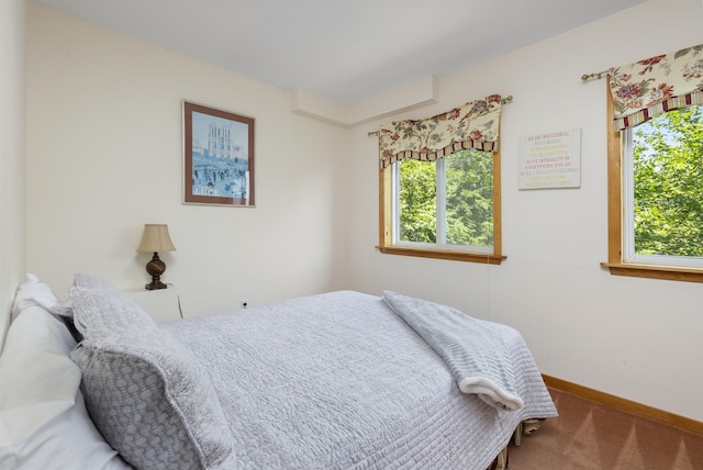 719 Roundabout Rd, Killington, VT 05751 - bedroom featuring multiple windows and carpet floors