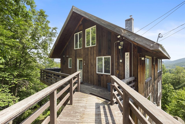 719 Roundabout Rd, Killington, VT 05751 - view of front facade featuring a chimney