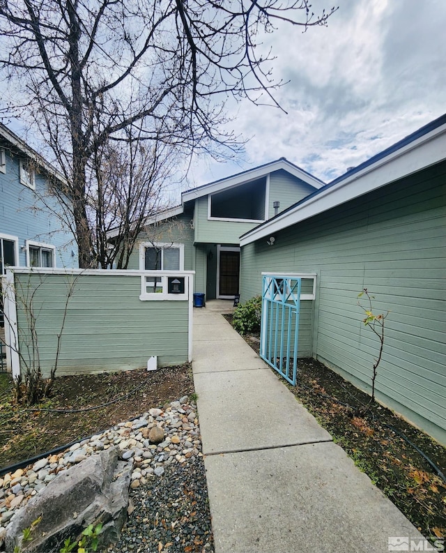 3348 Current Ct, Reno, NV 89509 - view of exterior entry with fence