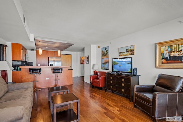 255 N Sierra St Unit 2013, Reno, NV 89501 - living room with wood finished floors