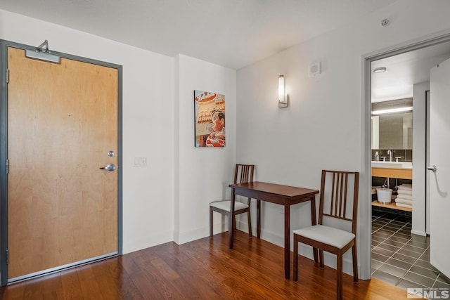 255 N Sierra St Unit 2013, Reno, NV 89501 - foyer with wood finished floors and baseboards