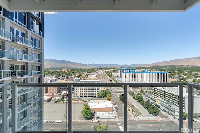 255 N Sierra St Unit 2013, Reno, NV 89501 - balcony featuring a mountain view and a city view