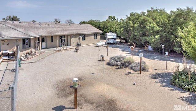 4223 Rancheria Rd, Fallon, NV 89406 - back of property featuring stucco siding