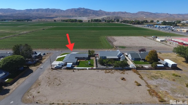 310 N Mountain View St, Yerington, NV 89447 - overview of rural landscape featuring a mountainous background and farmland
