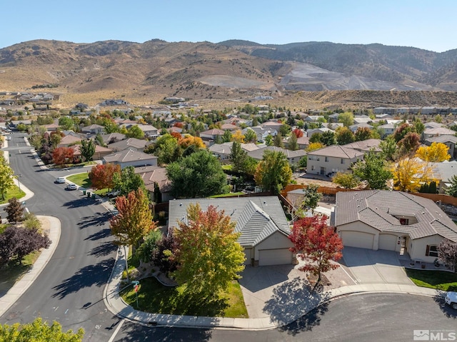 10710 Ivy Gate, Reno, NV 89521 - aerial perspective of suburban area featuring a mountain backdrop