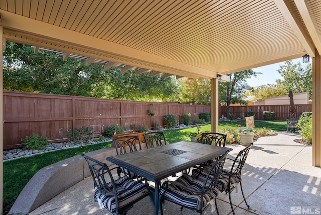 10710 Ivy Gate, Reno, NV 89521 - view of patio with outdoor dining space