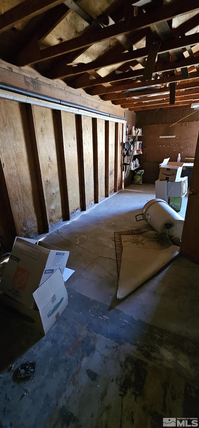 316 Toiyabe Rd, Kingston, NV 89310 - view of unfinished attic
