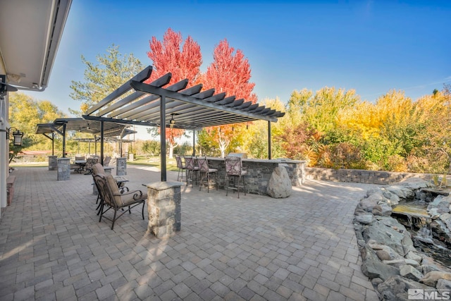 1865 Olive Ln, Reno, NV 89511 - view of patio with a pergola