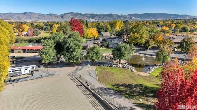 1865 Olive Ln, Reno, NV 89511 - aerial view of a water and mountain view
