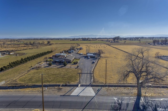 3205 Saint Clair Rd, Fallon, NV 89406 - aerial view of sparsely populated area with a mountain backdrop