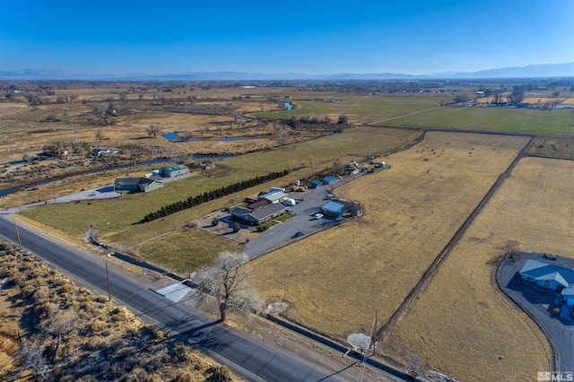 3205 Saint Clair Rd, Fallon, NV 89406 - overview of rural landscape featuring a mountainous background
