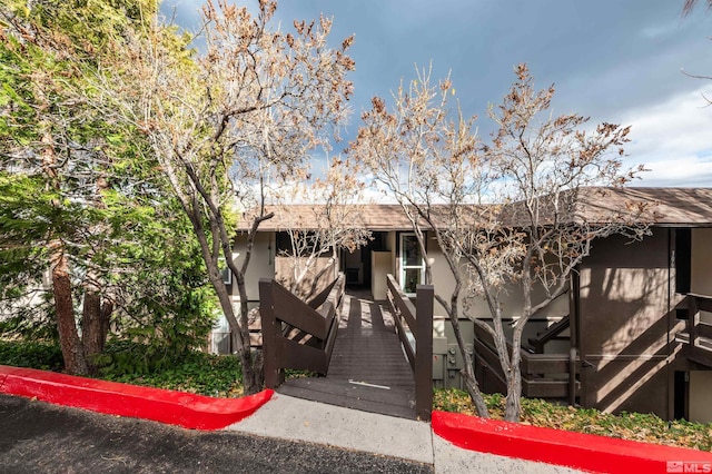 3061 Cashill Blvd, Reno, NV 89509 - view of front of property with stucco siding and covered porch