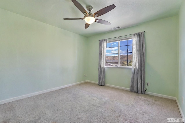 17850 Brushland Dr, Reno, NV 89508 - empty room featuring a ceiling fan, carpet floors, and baseboards