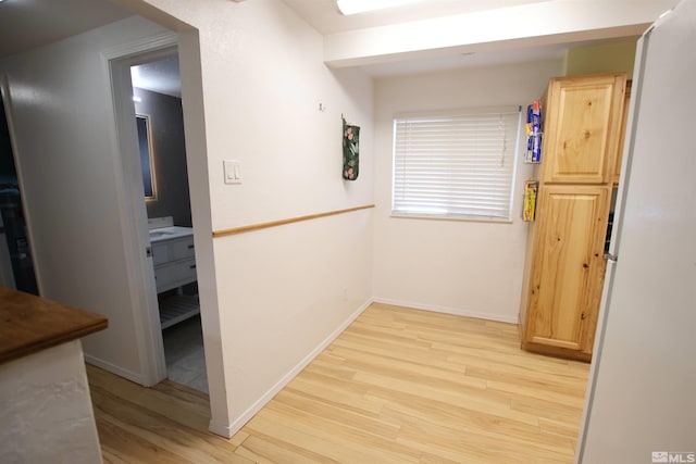 101 Hermansen, Hawthorne, NV 89415 - hall featuring light wood-style floors and baseboards
