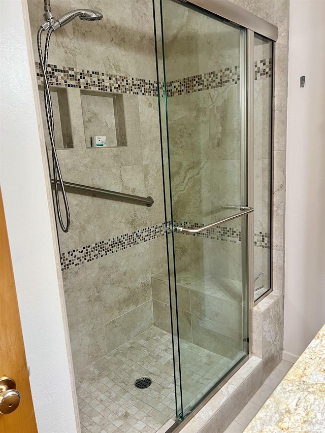 2 N Whitacre St, Yerington, NV 89447 - full bath featuring a stall shower and tile patterned floors