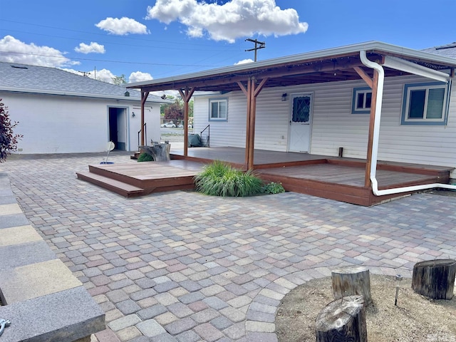 2 N Whitacre St, Yerington, NV 89447 - view of patio featuring a deck