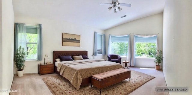 3678 Brighton Way, Reno, NV 89509 - bedroom featuring lofted ceiling, multiple windows, and carpet