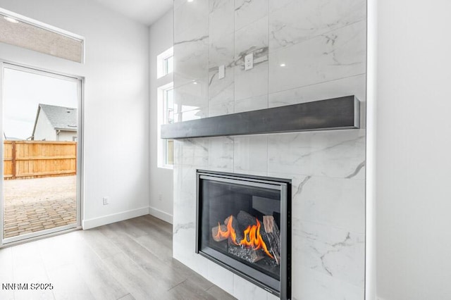 7511 Hoback Dr Unit Windsong 54, Sparks, NV 89436 - detailed view of a fireplace and wood finished floors