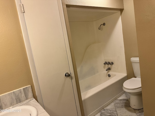 474 Smithridge Pkwy, Reno, NV 89502 - full bath featuring marble look tile flooring, toilet, washtub / shower combination, and vanity