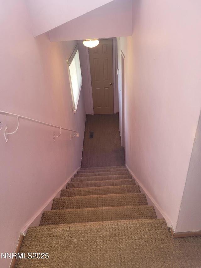 421 Glenmanor Dr, Reno, NV 89509 - stairway featuring carpet floors and baseboards