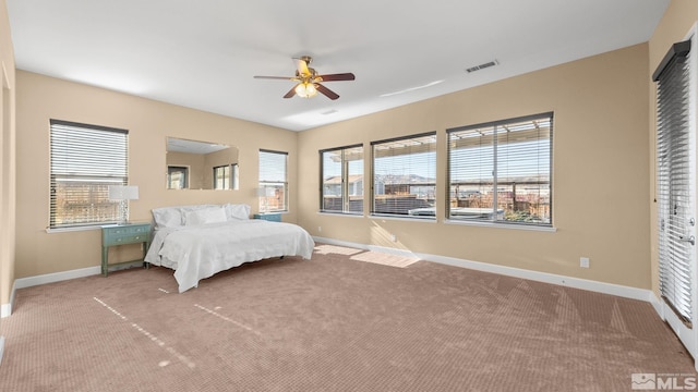 11725 Paradise View Dr, Sparks, NV 89441 - carpeted bedroom featuring baseboards and ceiling fan