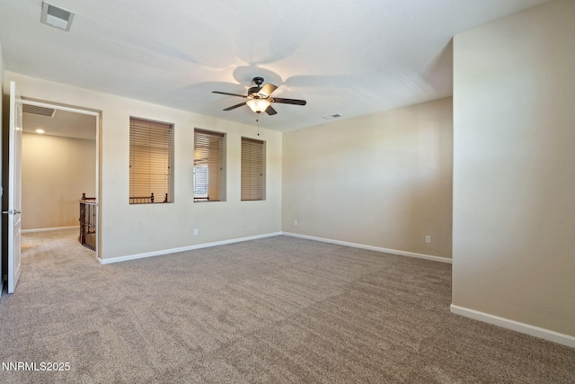 8389 Opal Ranch Way, Reno, NV 89506 - unfurnished room featuring a ceiling fan, light colored carpet, and baseboards