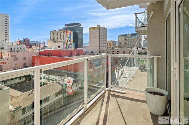 255 N Sierra St Unit 606, Reno, NV 89501 - balcony featuring a view of city
