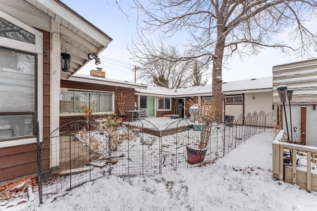 1000 Mountain, Carson City, NV 89703 - snow covered property with a chimney