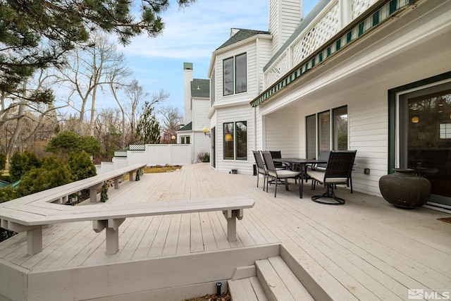 6350 Green Ranch Rd, Reno, NV 89519 - deck featuring outdoor dining area