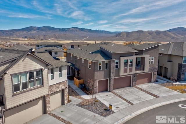 3631 Pulsar Ln Unit 1, Carson City, NV 89705 - aerial perspective of suburban area with a mountainous background