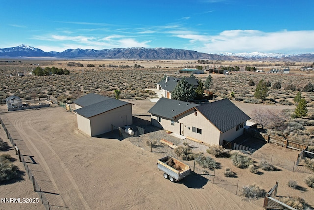 10 Dee Ct, Smith Valley, NV 89444 - aerial view of sparsely populated area featuring a mountainous background