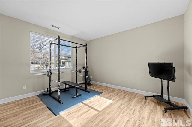 1950 Red Willow Dr, Reno, NV 89521 - workout area featuring wood finished floors and baseboards