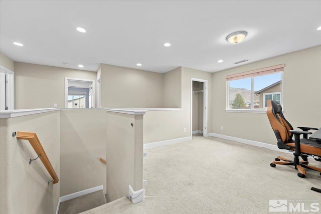 1950 Red Willow Dr, Reno, NV 89521 - office space featuring baseboards, recessed lighting, and light carpet