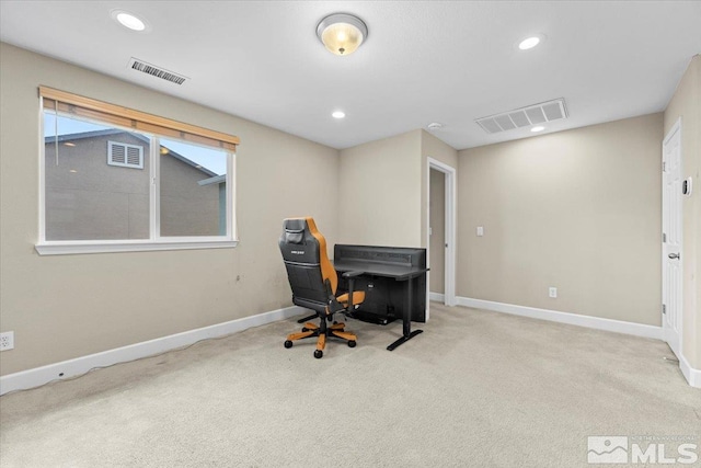 1950 Red Willow Dr, Reno, NV 89521 - office featuring carpet, baseboards, and recessed lighting