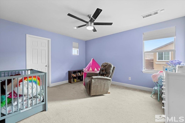 1950 Red Willow Dr, Reno, NV 89521 - bedroom with carpet flooring, baseboards, and a ceiling fan