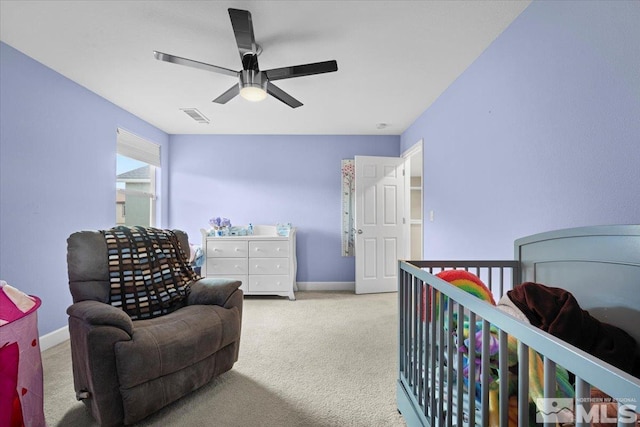 1950 Red Willow Dr, Reno, NV 89521 - carpeted bedroom featuring baseboards and a ceiling fan