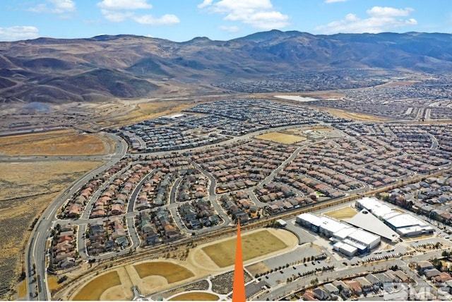 1950 Red Willow Dr, Reno, NV 89521 - aerial view of property and surrounding area featuring a mountainous background