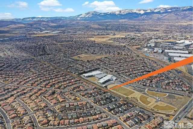 1950 Red Willow Dr, Reno, NV 89521 - aerial view of property's location featuring mountains and nearby suburban area