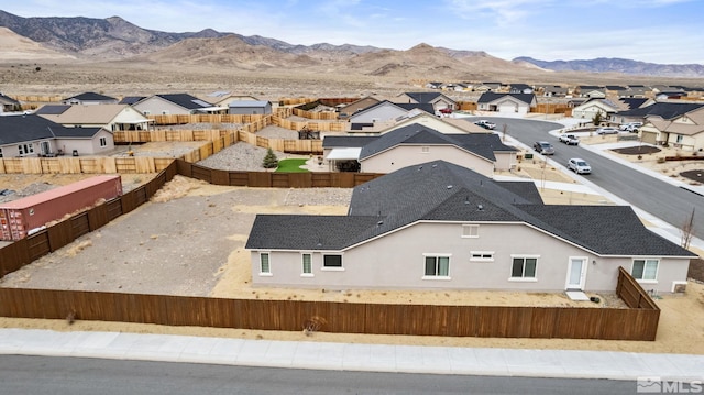 276 Greywall Ct, Dayton, NV 89403 - aerial perspective of suburban area featuring a mountainous background