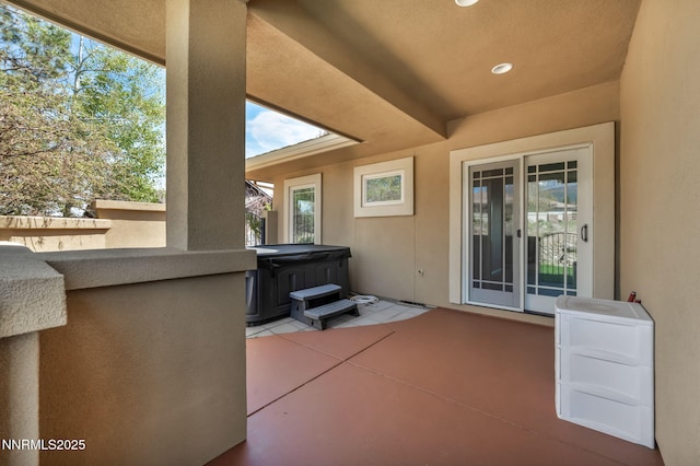 227 S Earlham, Reno, NV 89511 - view of patio with a hot tub